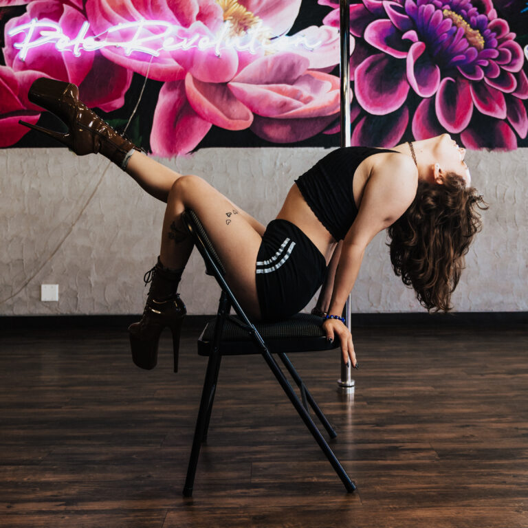 Pole classes and aerial classes in Colorado Springs - Chair Dance Class
